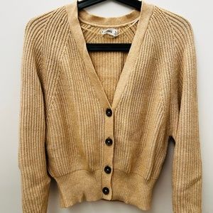 Biege Chunky Cardigan Medium